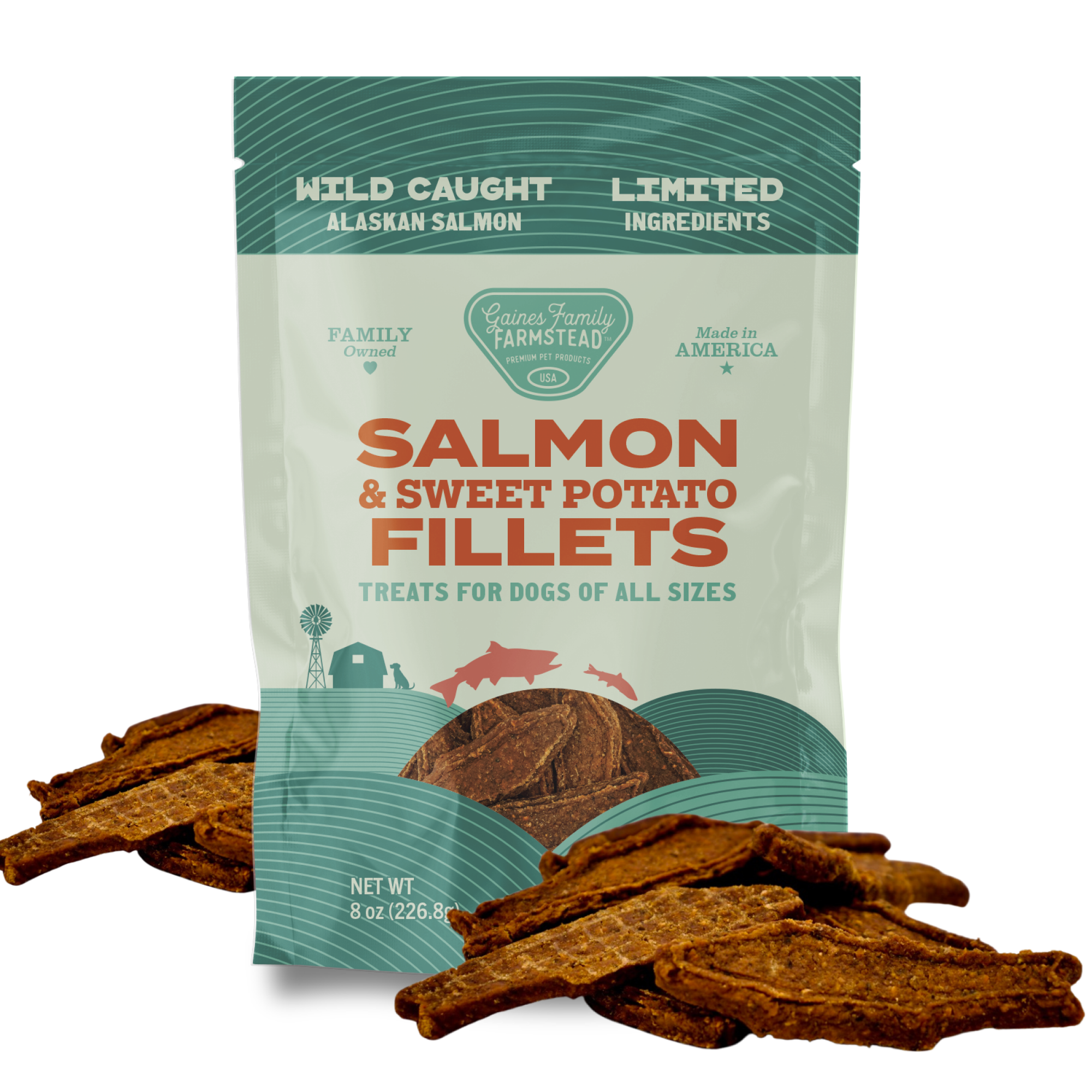 Salmon and Sweet Potato Fillets