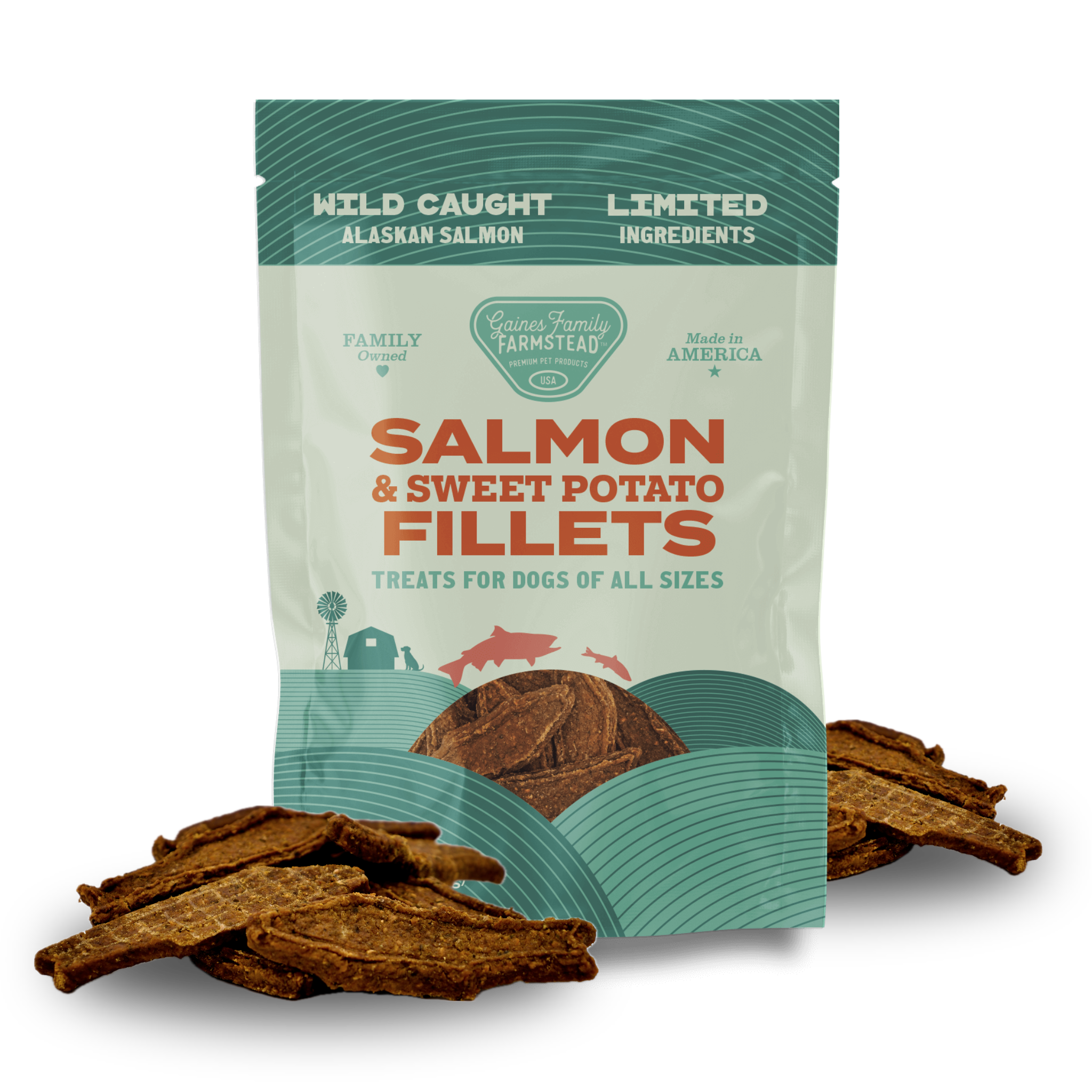 Salmon and Sweet Potato Fillets