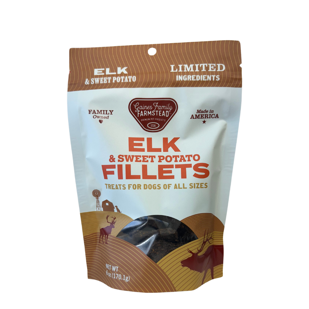 Elk and Sweet Potato Fillets