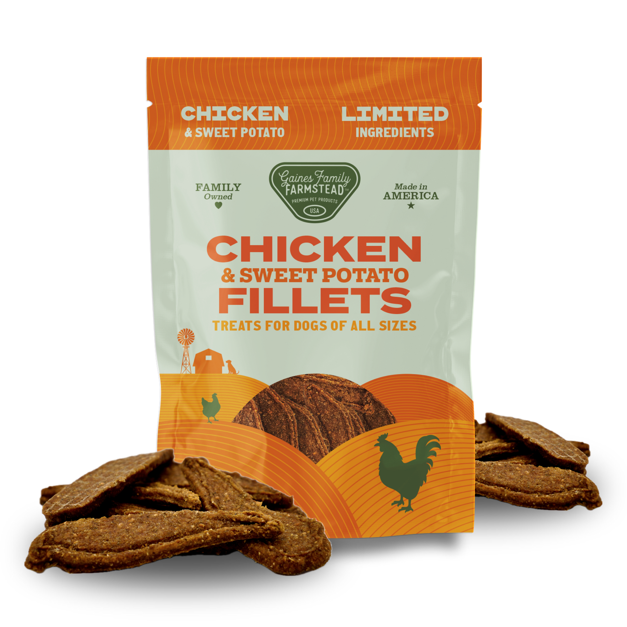 Chicken and Sweet Potato Fillets