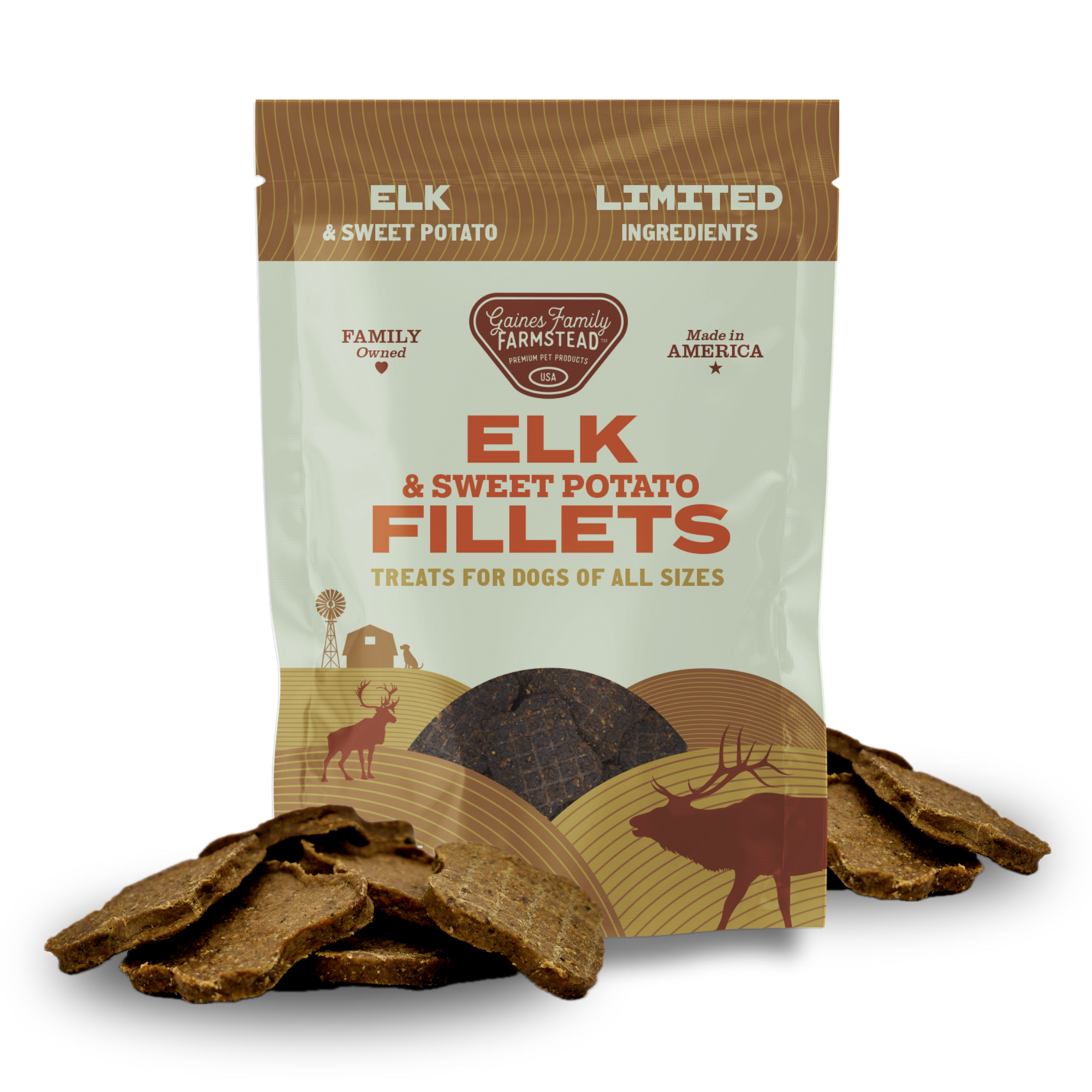 Elk and Sweet Potato Fillets
