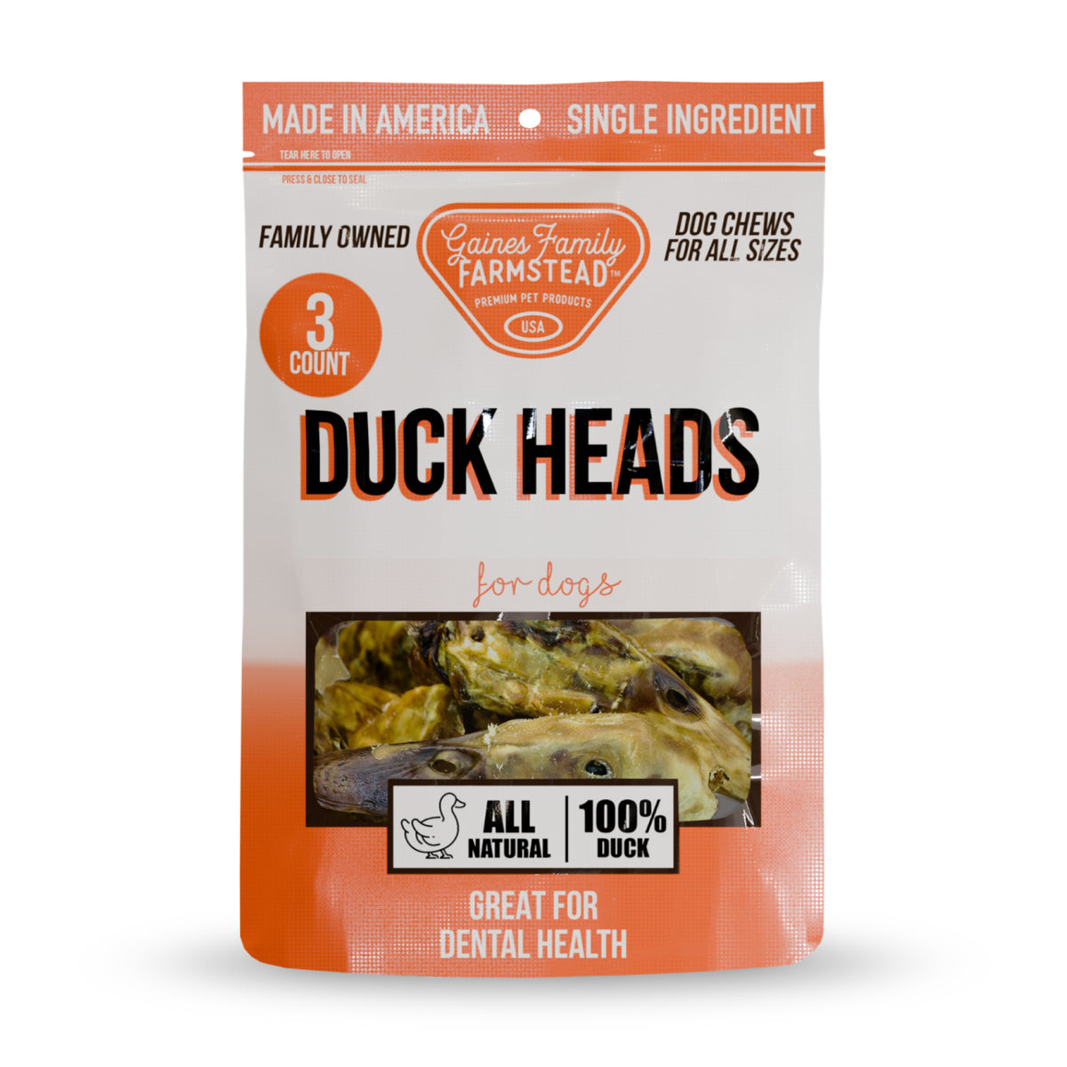 Gaines Family Farmstead 3-count Duck Heads bag