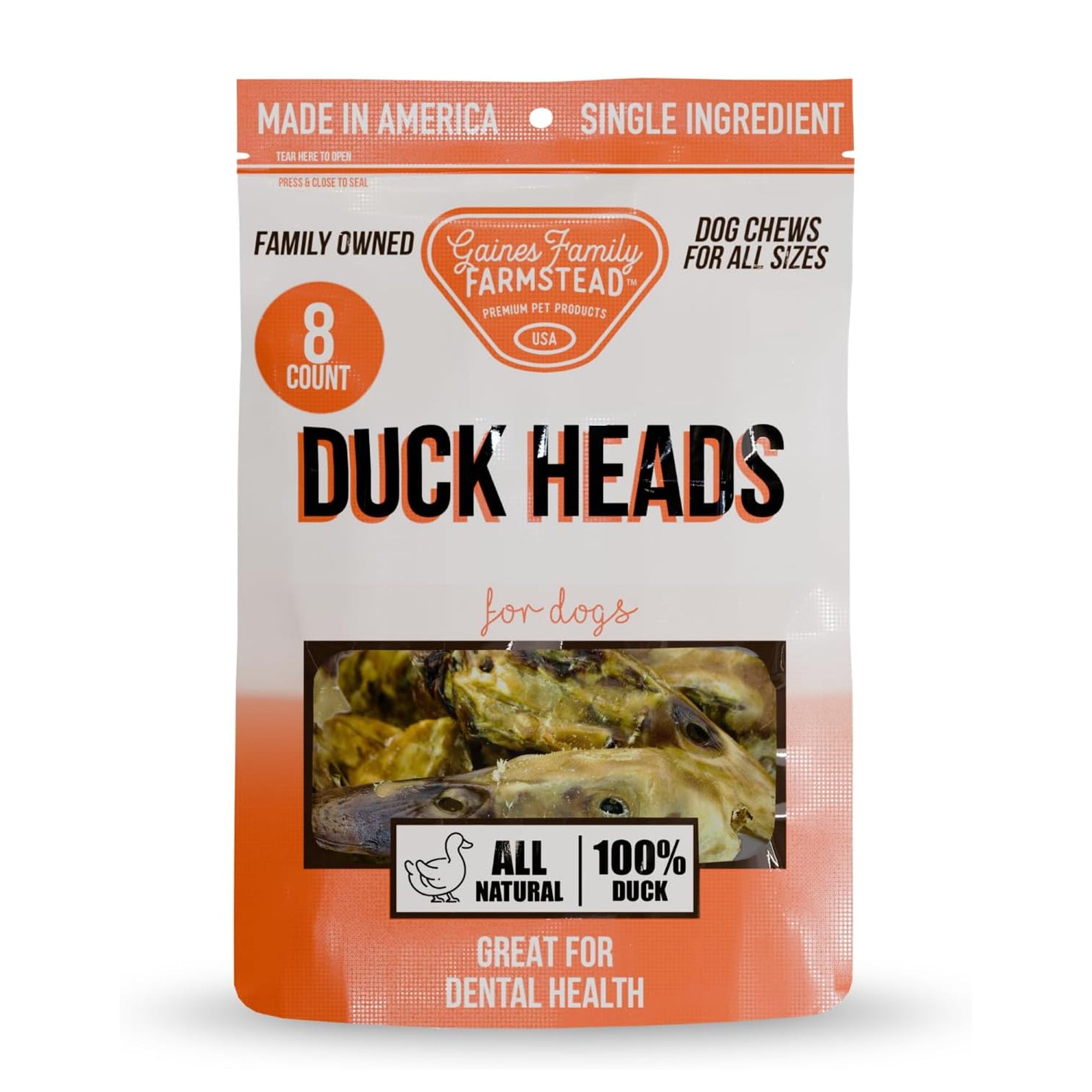 Gaines Family Farmstead 8-count Duck Heads bag